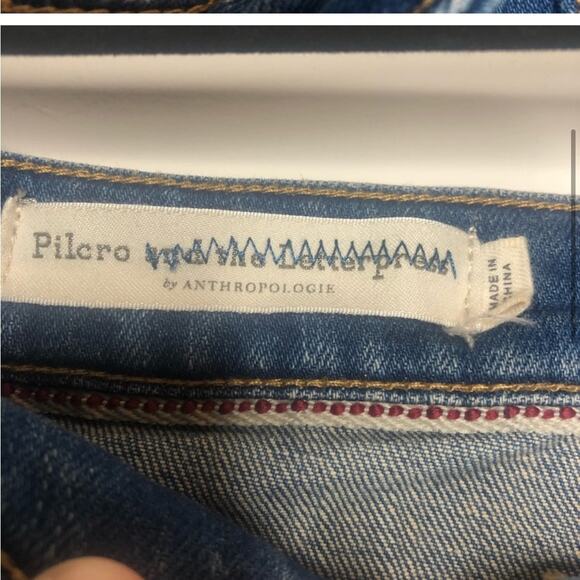 Anthropologie pilco and the letterpress denim midi skirt - Picture 5 of 7